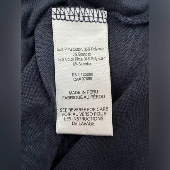 Travis Mathew Lightweight Breathable Golf Short Sleeve Polo.‎ Medium. Red/Blue. - Picture 3 of 4